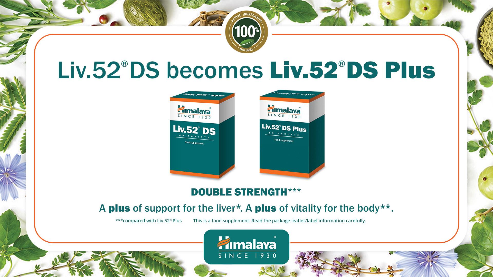 Liv.52® DS Plus tablets is a food supplement for the liver* and gallbladder**.